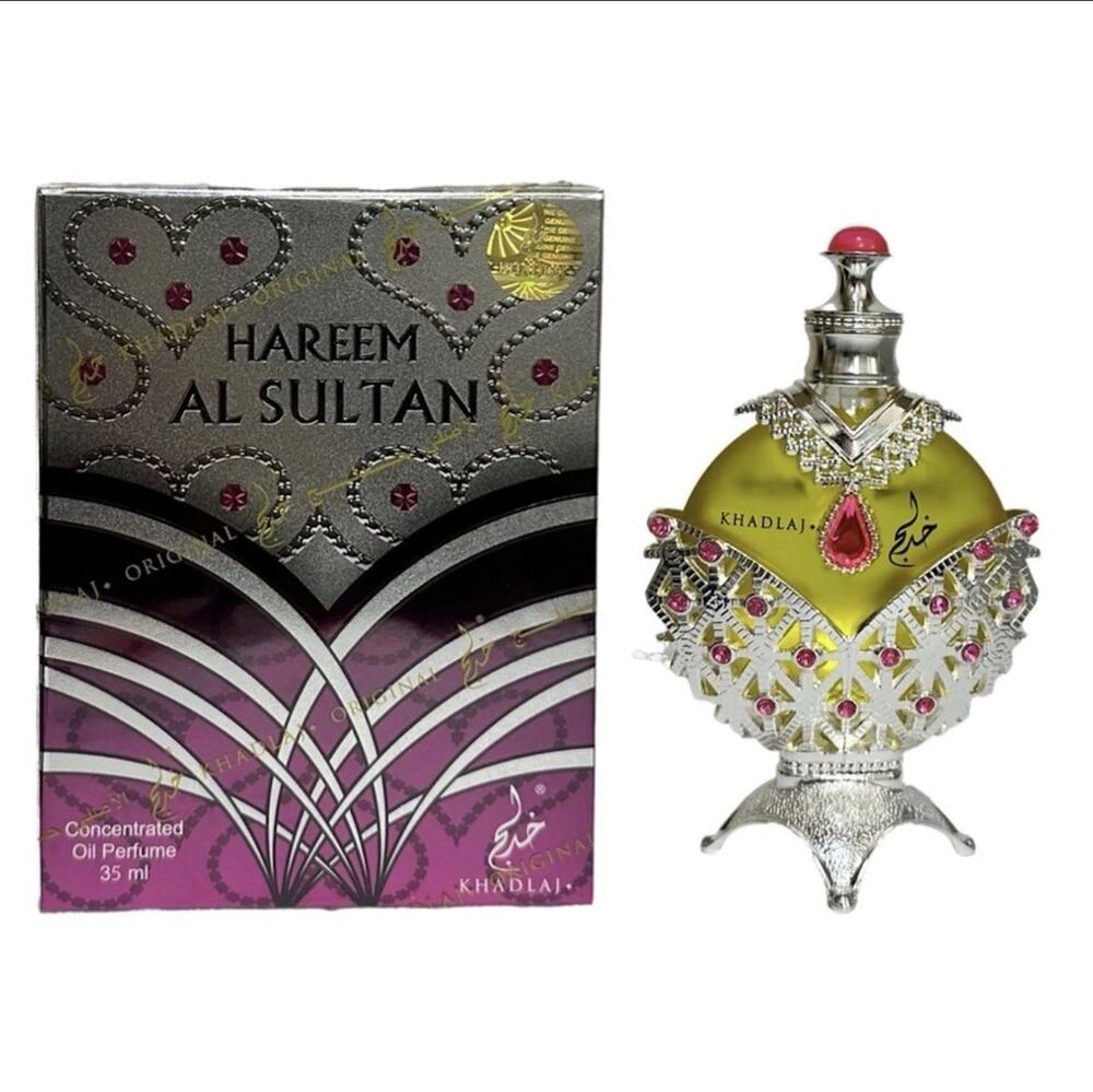 Khadlaj Hareem Al Sultan Silver Concentrated Oil Perfume 35 ml Women Spray